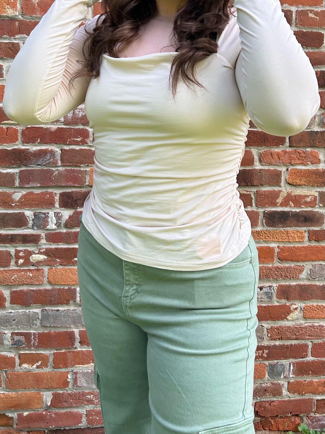 Whisked Wave Long Sleeve Top