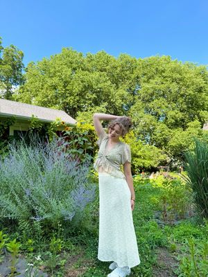 Floral Lace Skirt