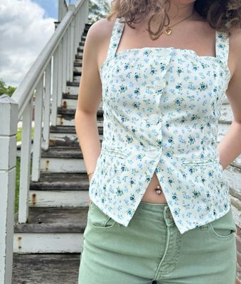 Ditsy Floral Top