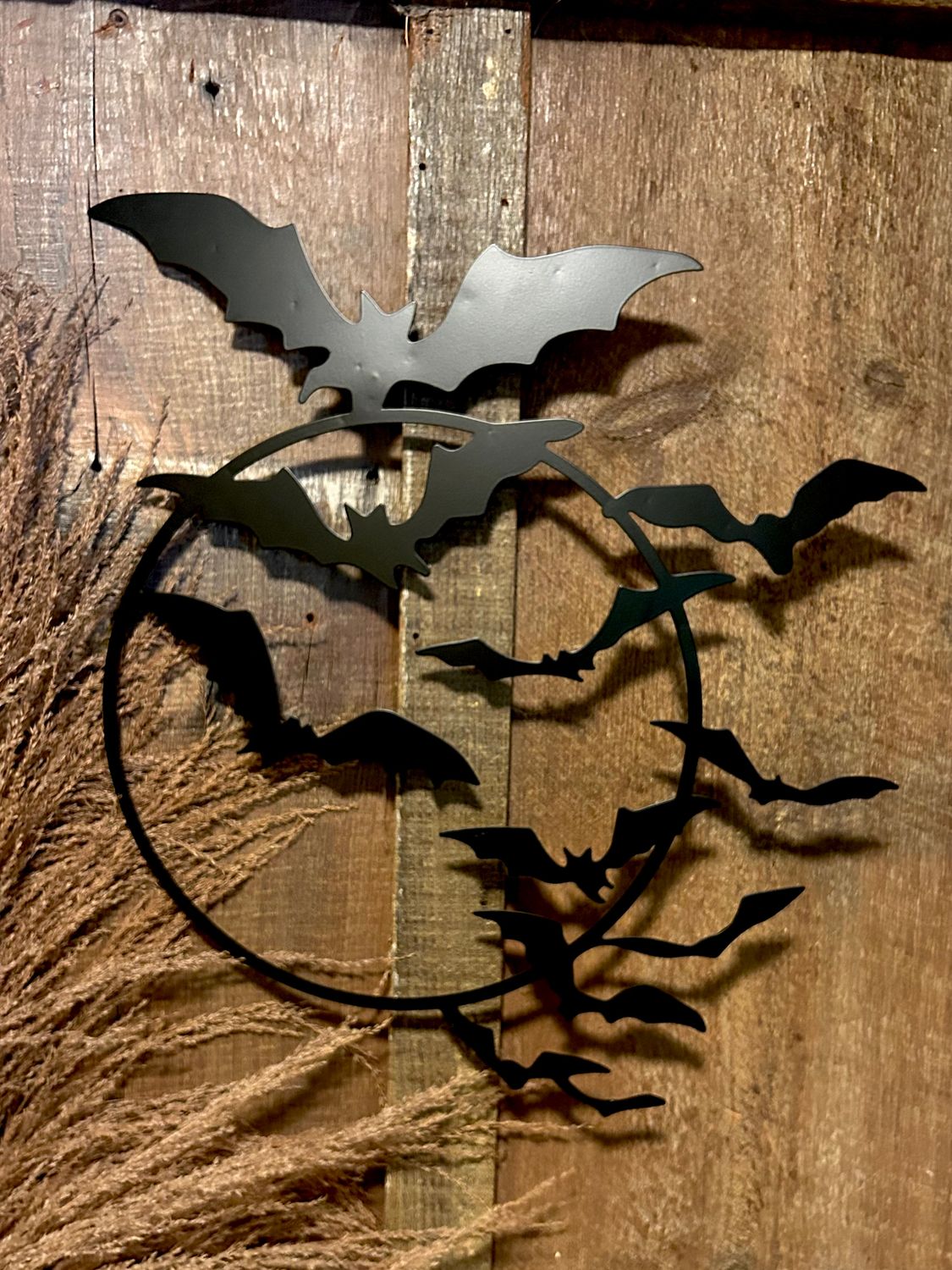 Metal Bats Wall Decor