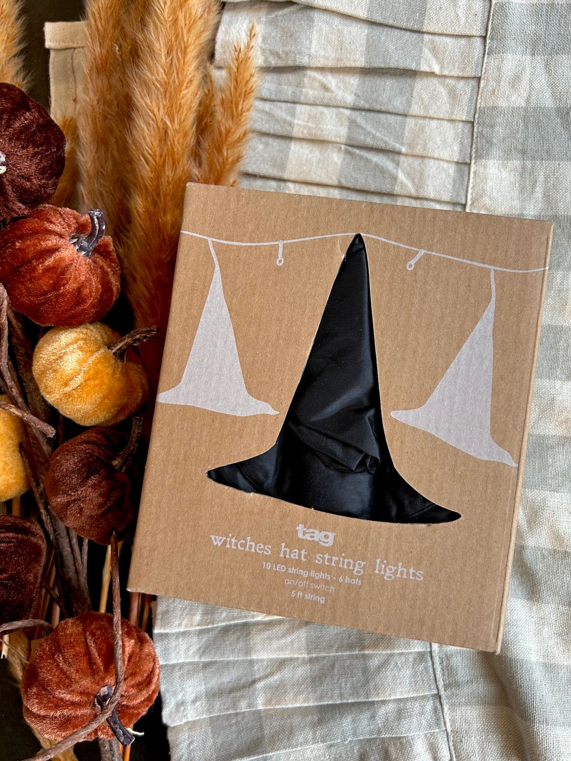 Witch Hat LED String Lights
