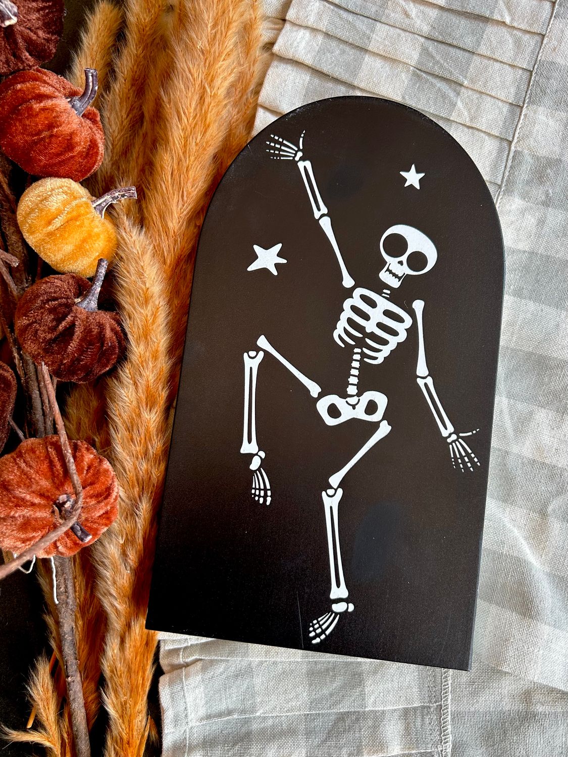 Printed Dancing Skeletons