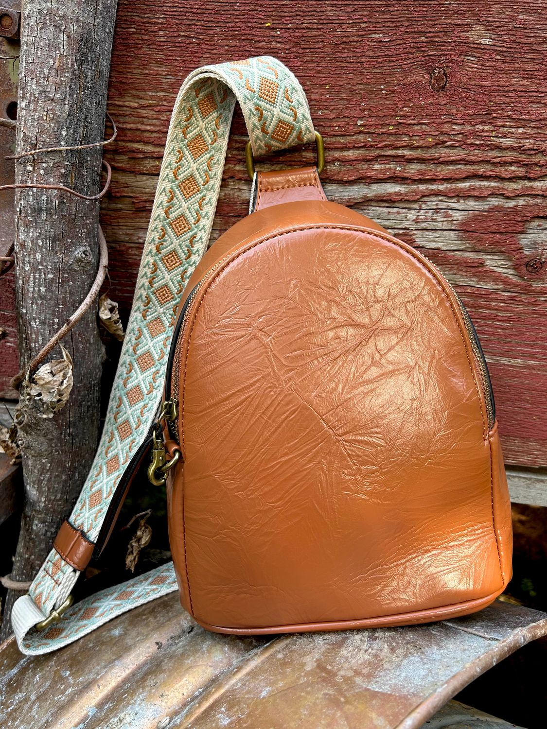 Crinkle Sling Bags