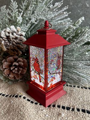 Mini-Shimmer Cardinal Lanterns