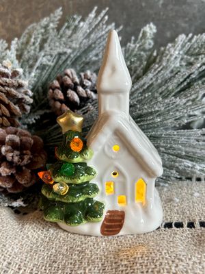 Shimmer Church  Ceramic Figures