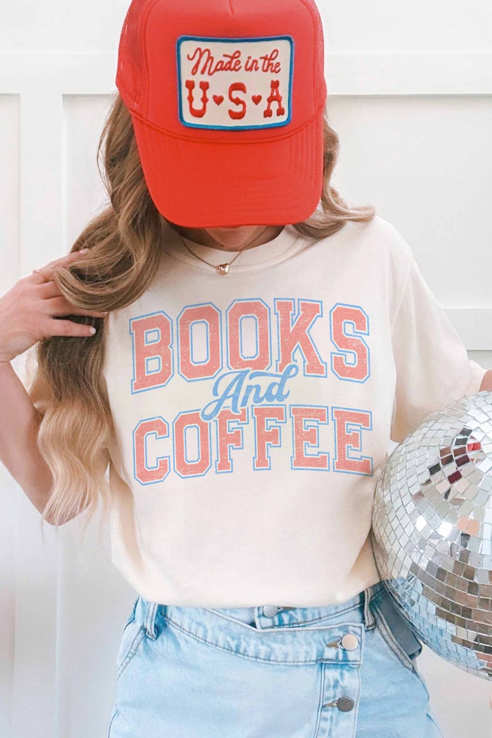 Books and Coffee Tee