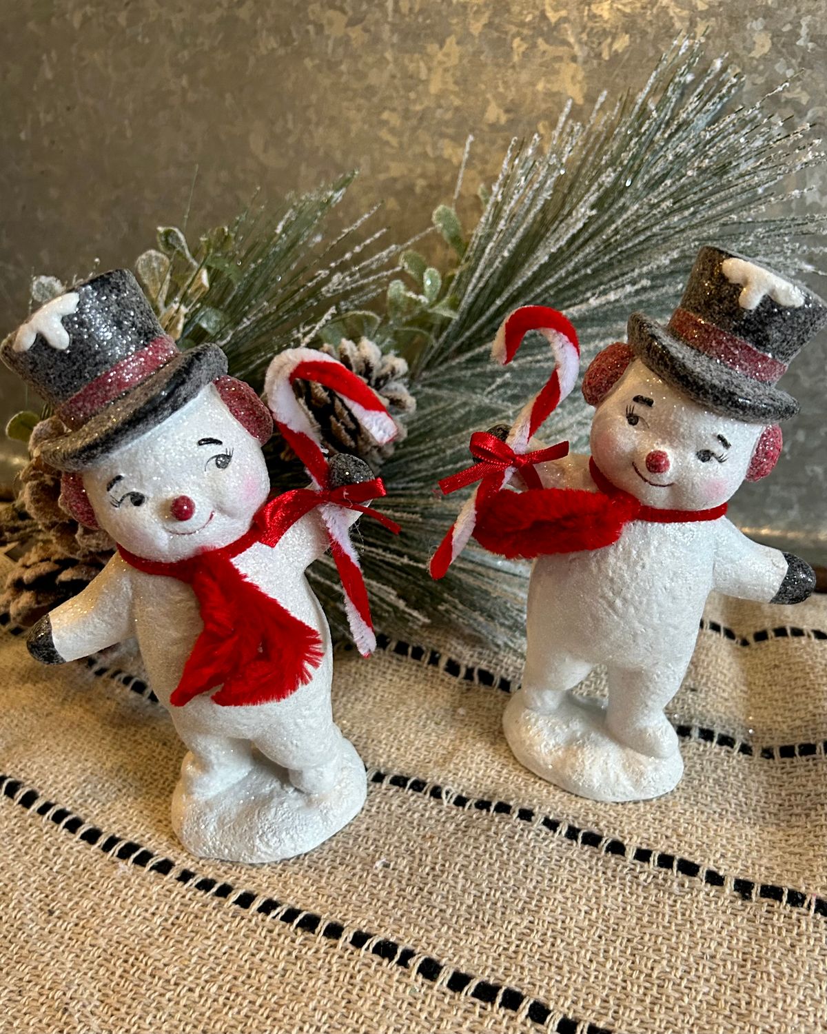 Snowman with Candycane