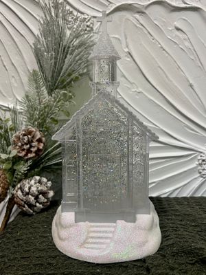 Glitter Light Up Church