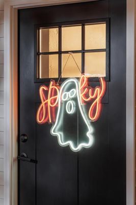 Neon Ghost Door Hanger Neon Ghost Door Hanger