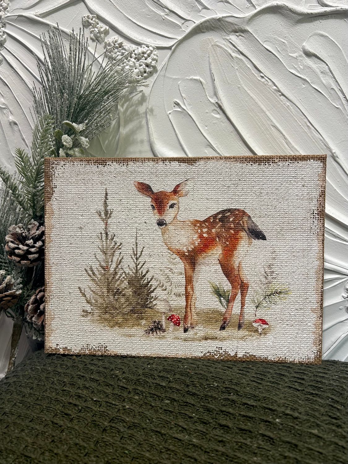 Painted Woodland Wall Decor