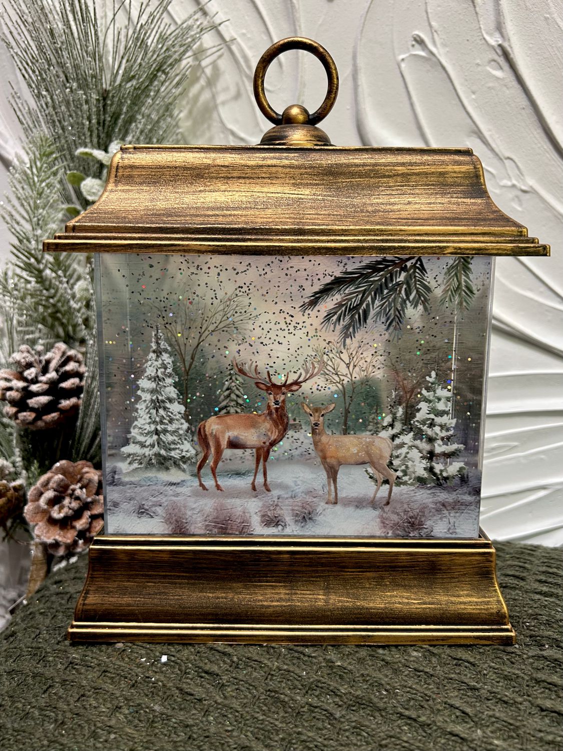 LED Deer Lantern 