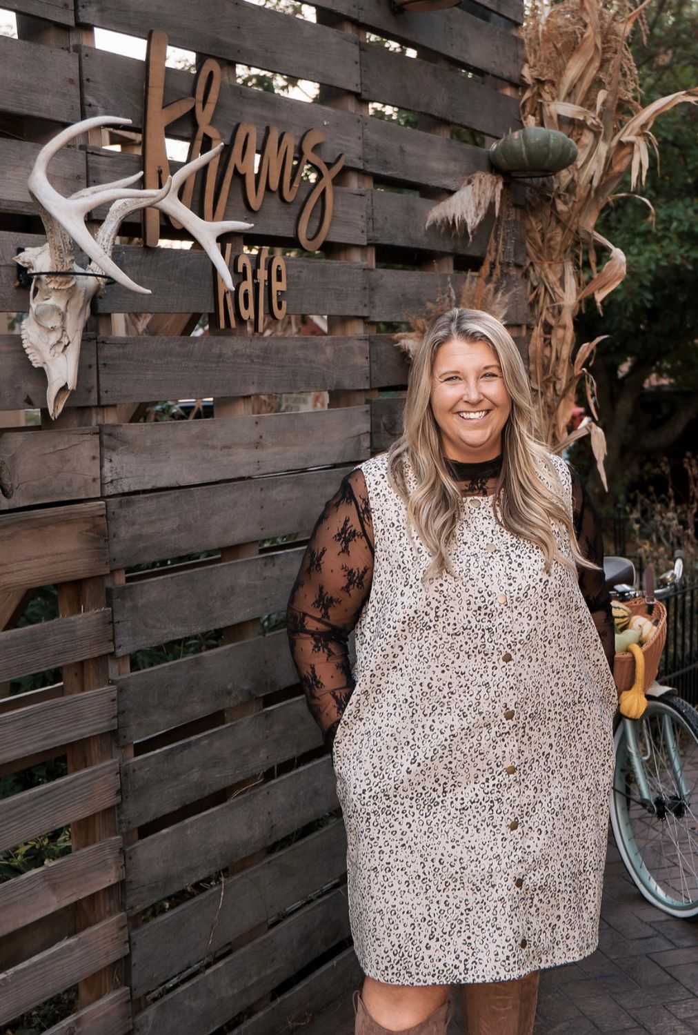 Leopard Button Down Dress