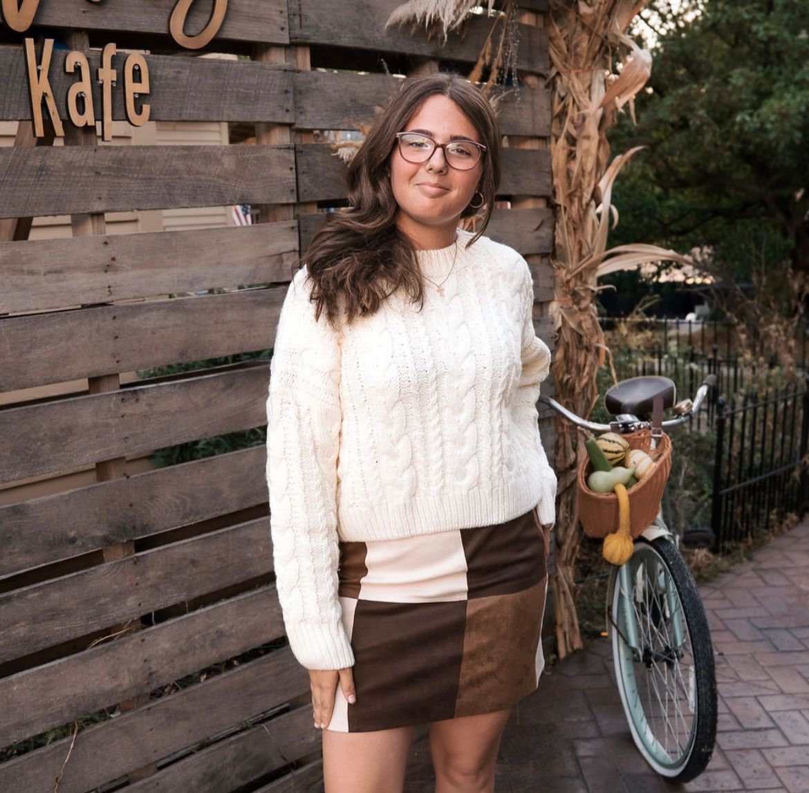 Patch Work Suede Skirt Patch Work Suede Skirt