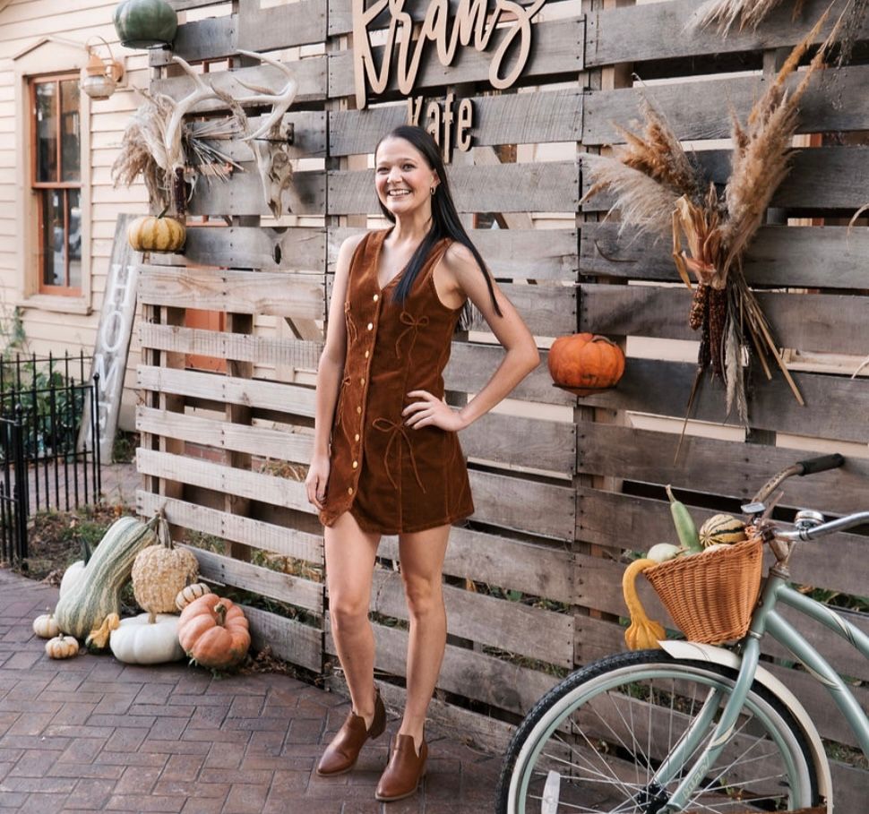 Corduroy Teddy Dress