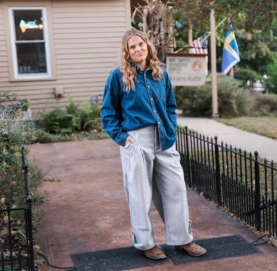 Pinstripe Conductor Pants