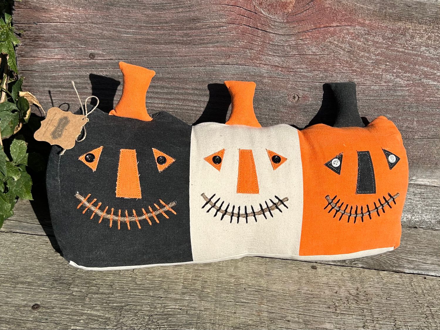 Connected Pumpkin Pillow 