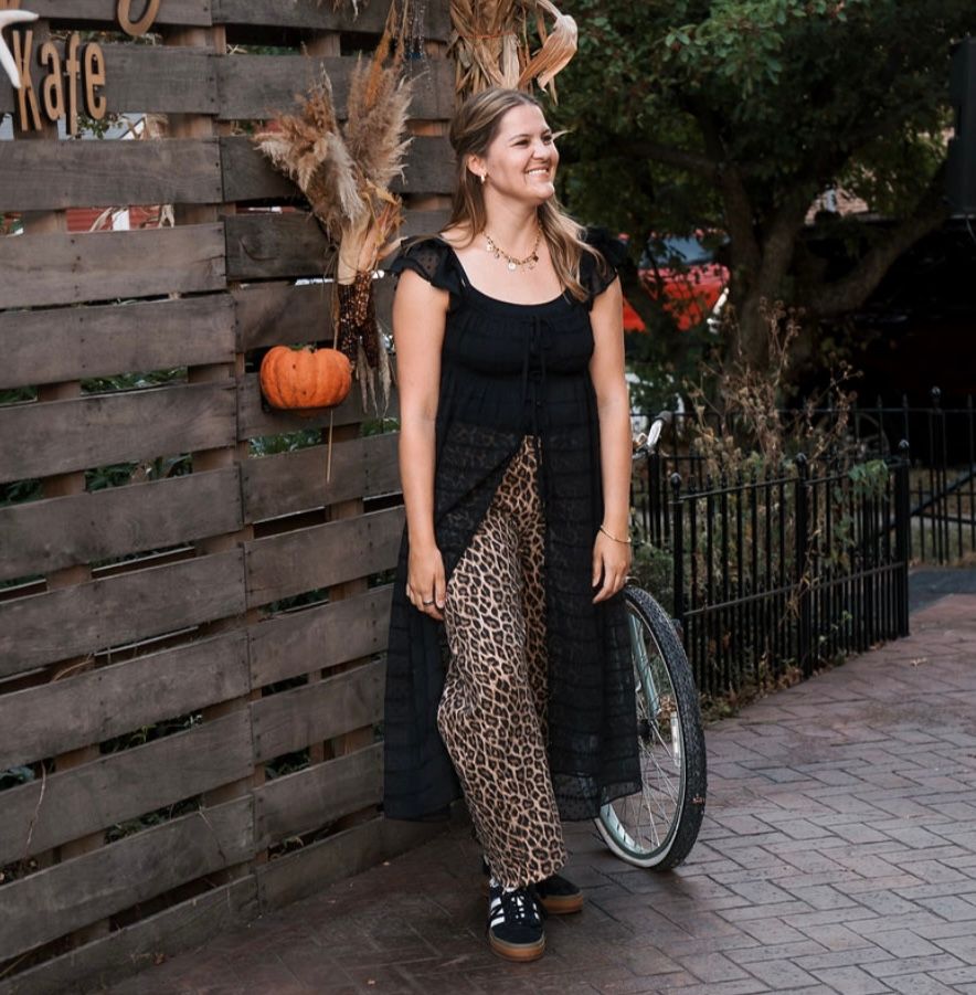 Leopard Barrel Jeans Leopard Barrel Jeans