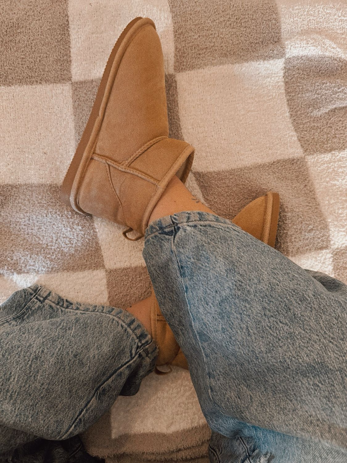 Sand Fur Mini Ankle Boots Sand Fur Mini Ankle Boots