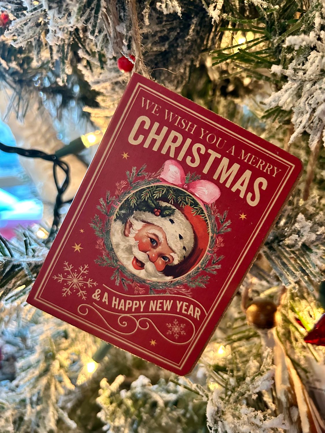 Christmas Book Ornament