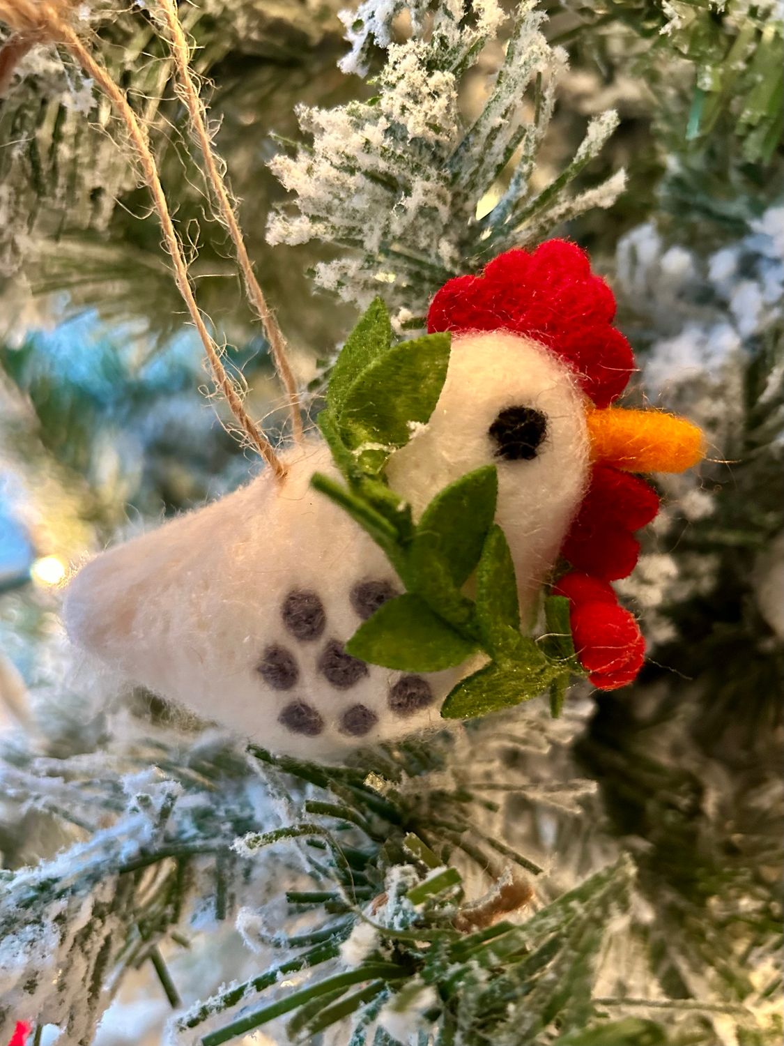 Felt Farm Animal Christmas Ornaments Felt Farm Animal Christmas Ornaments