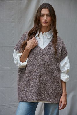 Joelle Oversized Sweater Vest Joelle Oversized Sweater Vest