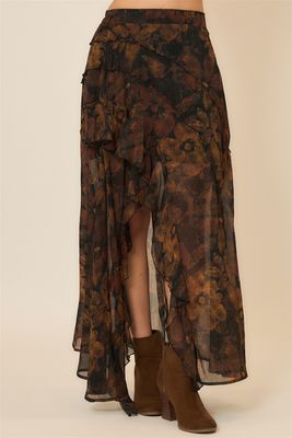 Curvy Floral Maxi Skirt Curvy Floral Maxi Skirt