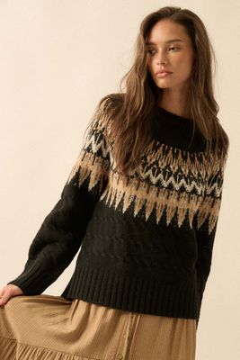 Midnight Stitch Sweater