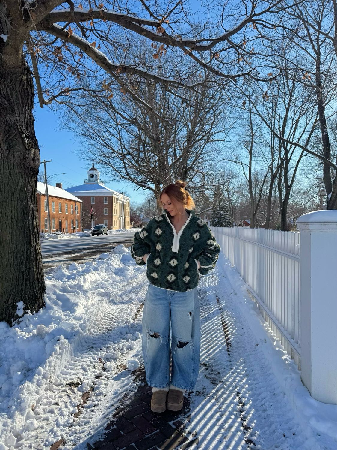 Abstract Sherpa Zip Up