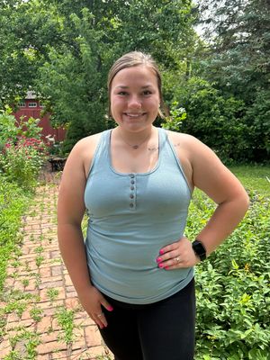 Plus Ribbed Button Closure Tank Top Plus Ribbed Button Closure Tank Top