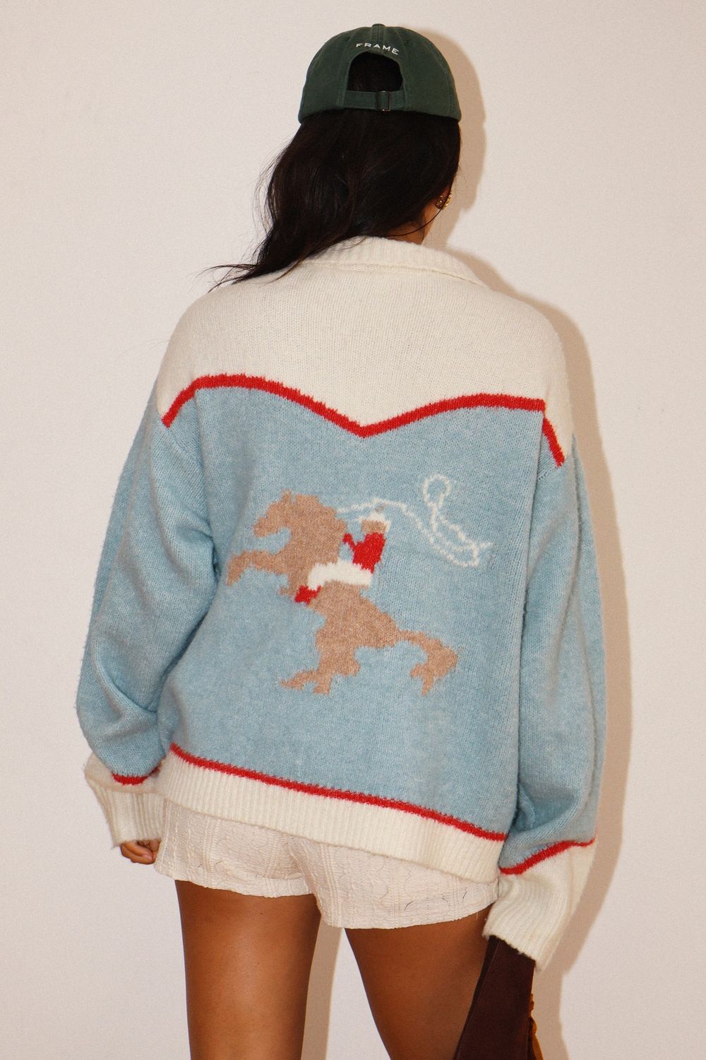 Rodeo Cowboy Knit Sweater