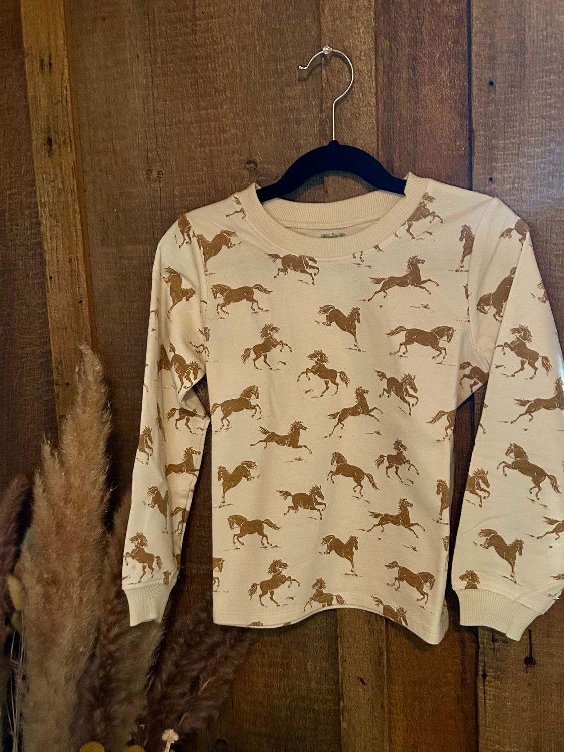 Horse Print Sweatshirt
