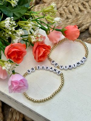 Gold Letter Bracelets