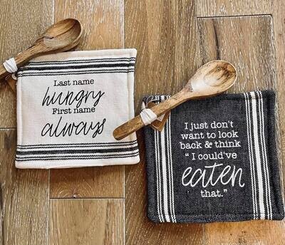 Pot Holders With Spoon