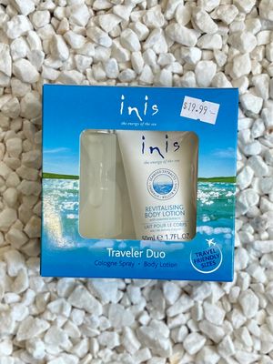 Inis Traveler Duo Cologne and Body Lotion Set Inis Traveler Duo Cologne and Body Lotion Set