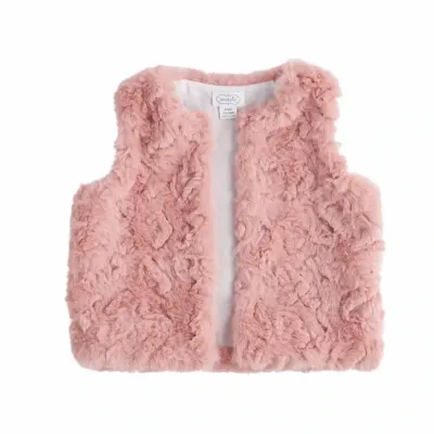 Pink Fur Vest