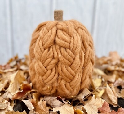 Orange Pumpkin Sitter 