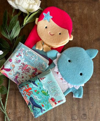 Bath Time Book and Mitt