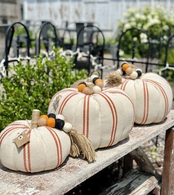 Grain Sack Pumpkins