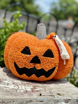 Light Up Sherpa Pumpkin