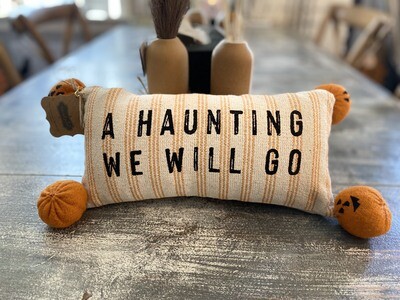 Haunting Halloween Mini Pillow
