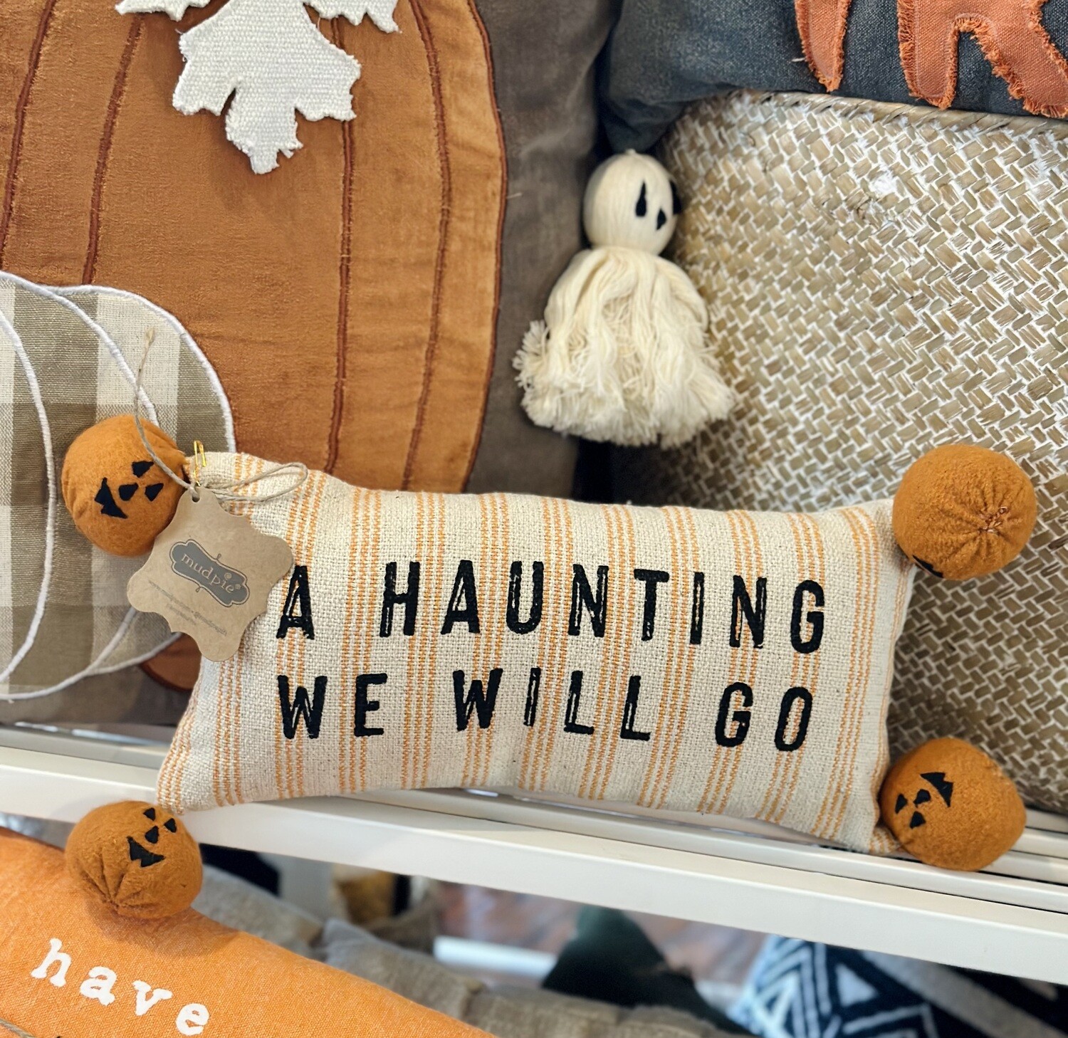 Haunting Halloween Mini Pillow Haunting Halloween Mini Pillow