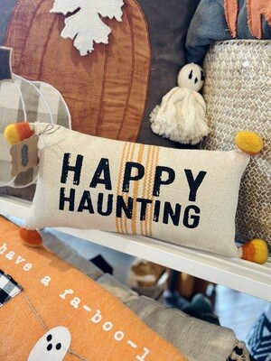 Happy Haunting Mini Pillow