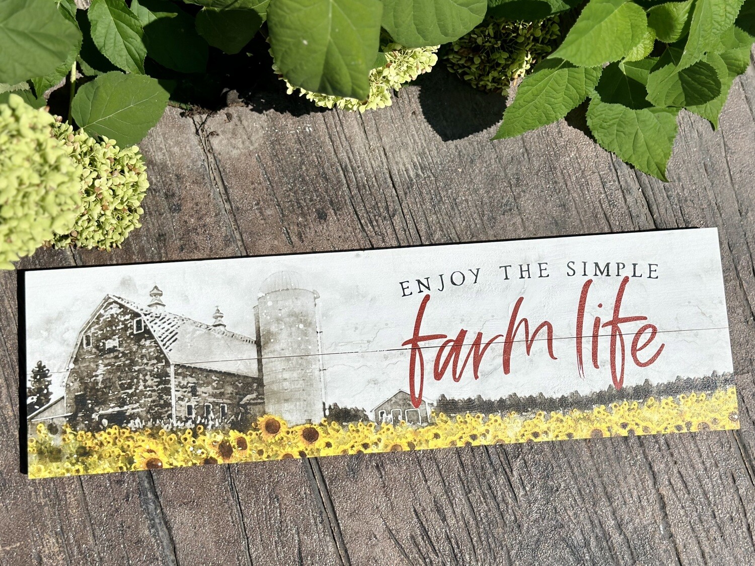 Enjoy The Farm Life Sign