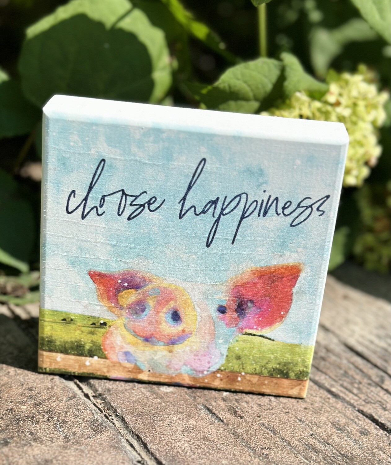 Farm Animal Wood Block