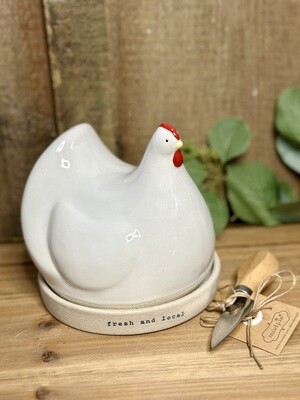 Hen Cloche Set