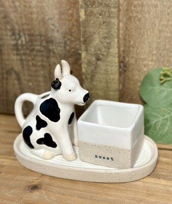 Cow Cream &amp; Sugar Set