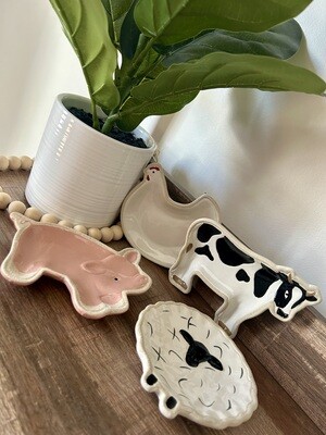 Farm Tidbit Plates