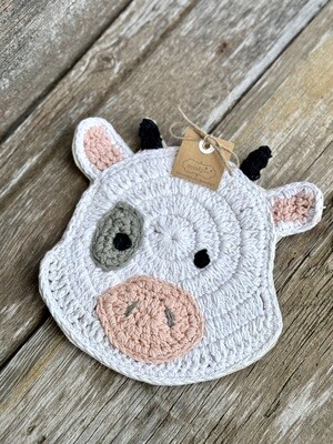  Crochet Farm Animal Pot Holder