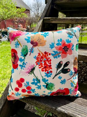 Floral Pillow Floral Pillow