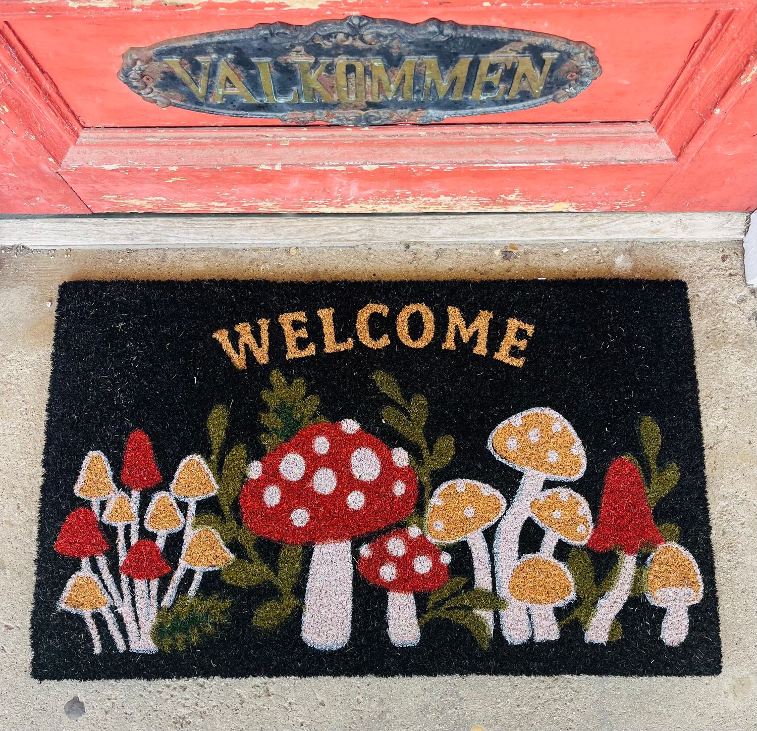 Fungi Mushroom 30x18 Doormat Fungi Mushroom 30x18 Doormat